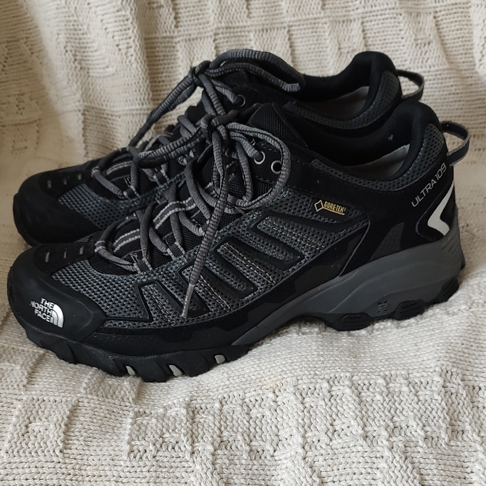 North Face Hiking Trail Shoe Ultra 109 Gortex Men's Gray Black